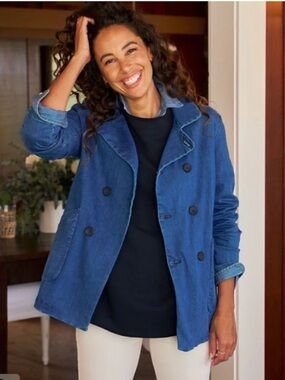 Frank & Eileen Belfast Italian Stretch Cotton Denim Blazer